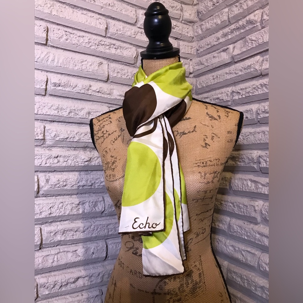 Echo Vibrant Polka Dot Scarf